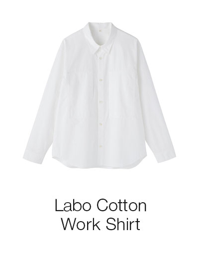 Shop Labo Cotton Work Shirt 