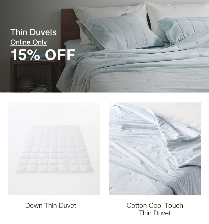 Shop Thin Duvets: Online Only 15% OFF