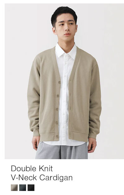 Shop Double Knit V-Neck Cardigan