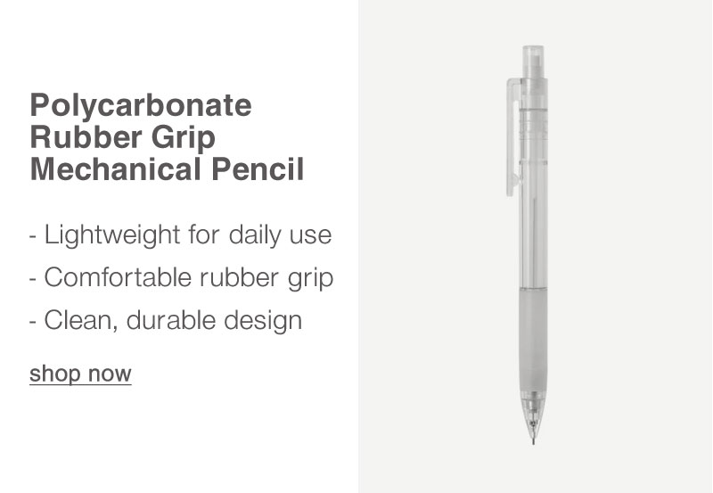 Shop Polycarbonate Rubber Grip Mechanical Pencil