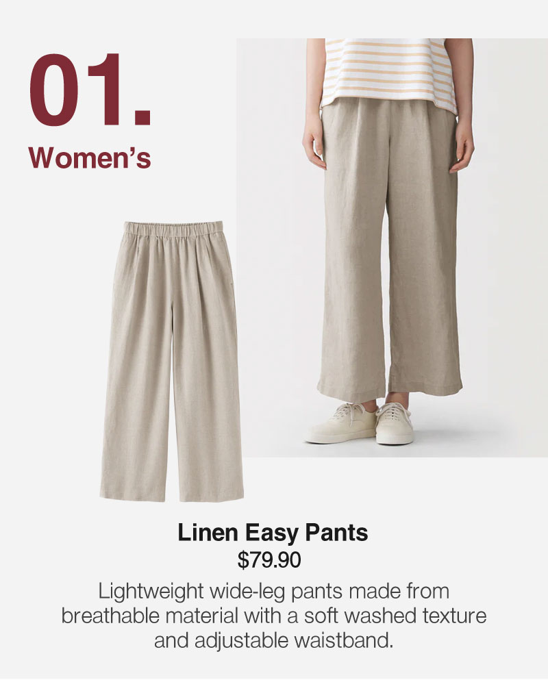 Shop Linen Easy Pants