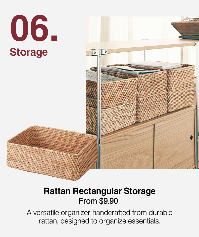 Shop Rattan Rectangular Storage 