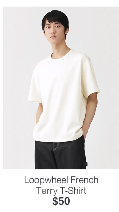 Shop Loopwheel French Terry T-Shirt