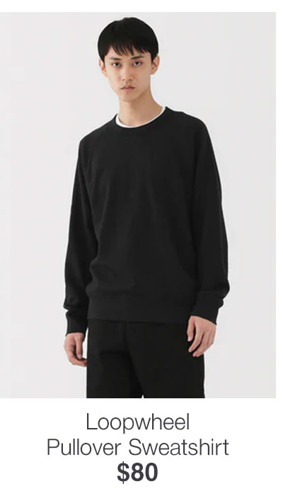 Shop Loopwheel Pullover Sweatshirt