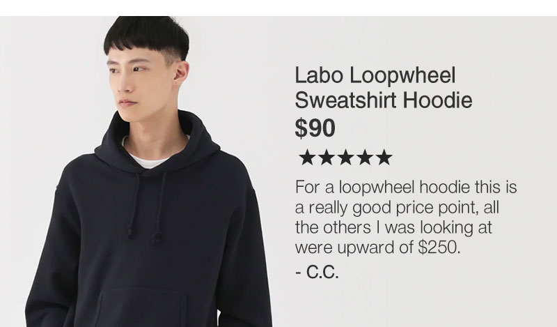 Shop Labo Loop Wheel Sweatshirt Hoodie