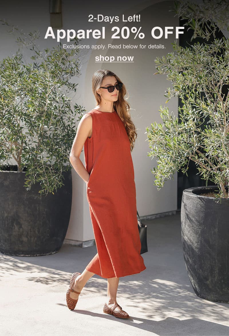 Shop 20% OFF Apparel