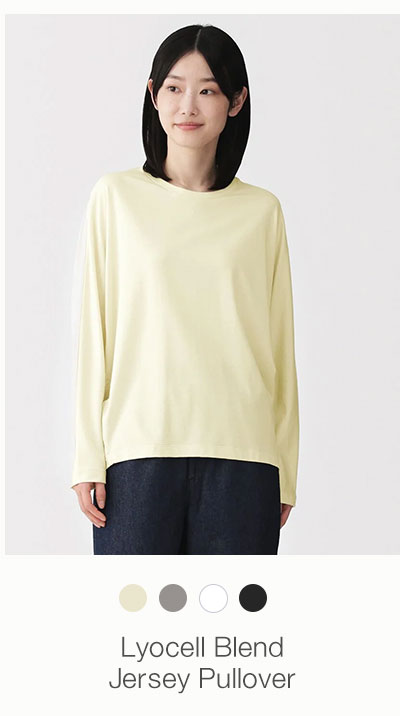 Shop Lyocell Blend Jersey Pullover