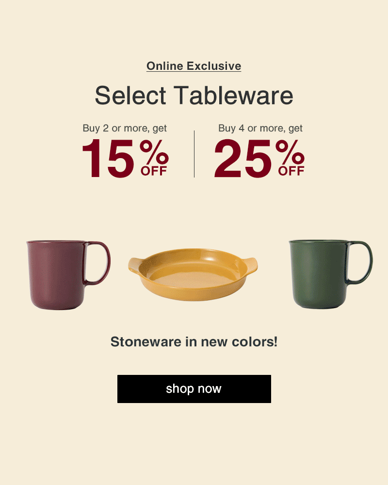 Shop Tableware 
