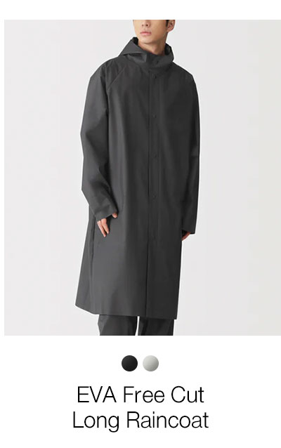 Shop Eva Free Cut Long Raincoat