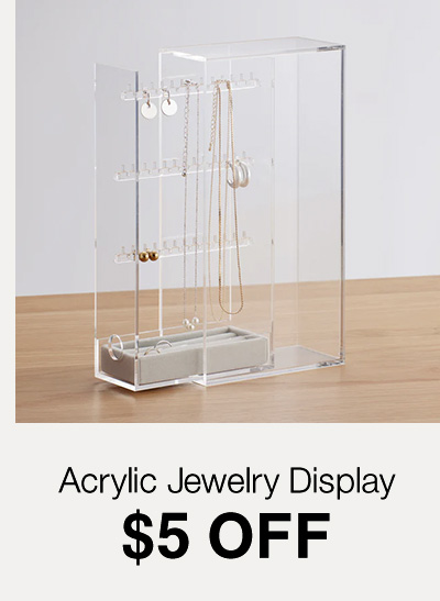 Shop Acrylic Earring & Necklace Stand