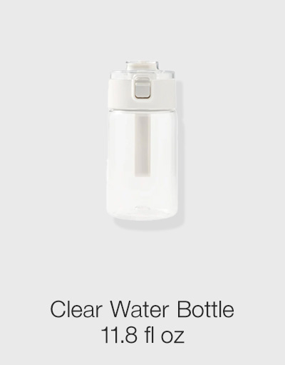 Shop Clear Water Bottle 11.8 oz