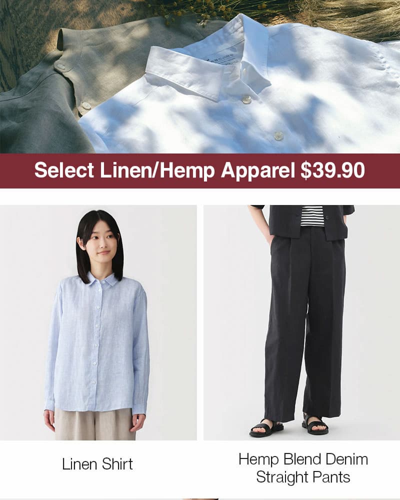 Shop Select Hemp & Linen Apparel