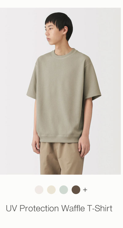 Shop UV Protection Waffle T-Shirt