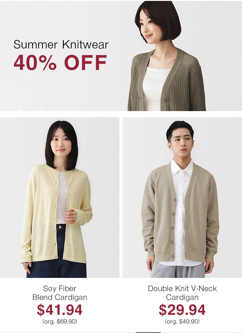 Shop Summer Knitwear 40% OFF