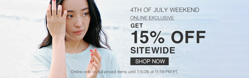 Shop 15% Off Sitewide!