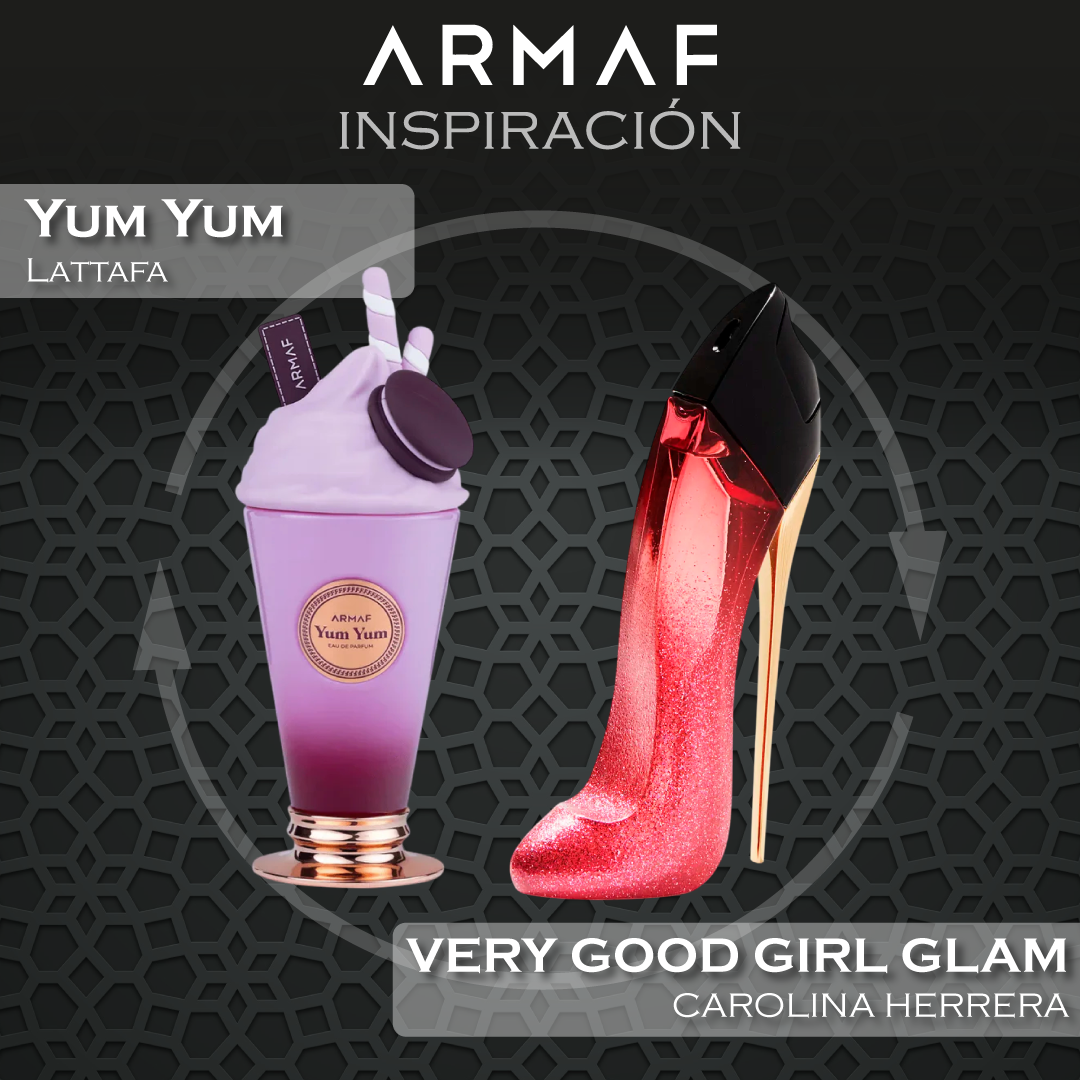 Yum Yum EDP 100 ML for Women - Armaf - (Inspirado en Carolina Herrera's Very Good Girl Glam Parfum)
