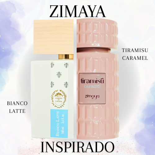 Tiramisú Caramel EDP 100 ML Unisex - Zimaya - (Inspirado en Bianco Latte de Giardini di Toscana)
