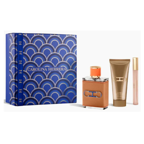 Insignia Leather EDP 100 ML + Travel 10 ML + After Shave Balsam 100 ML Estuche - Carolina Herrera