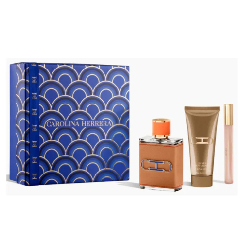 Insignia Leather EDP 100 ML + Travel 10 ML + After Shave Balsam 100 ML Estuche - Carolina Herrera