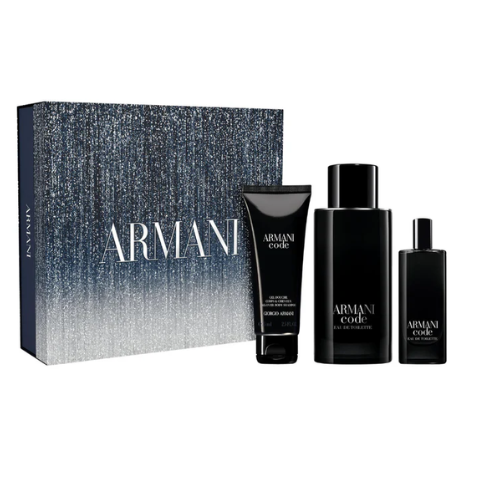 Perfume Armani Code EDT 125 ML + Gel de ducha 75 ML + EDT Mini 15 ML - Giorgio Armani