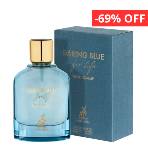Daring Blue For Life pour Homme EDP 100 ML - Maison Alhambra ( Inspirado en Light Blue Forever pour Homme de Dolce y Gabanna)