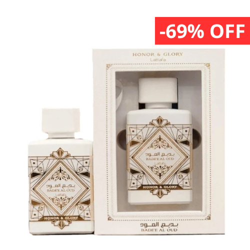 Badee al Oud Honor & Glory EDP 100 ML Unisex - Lattafa - (Inspirado en Oud Royal de Giorgio Armani)