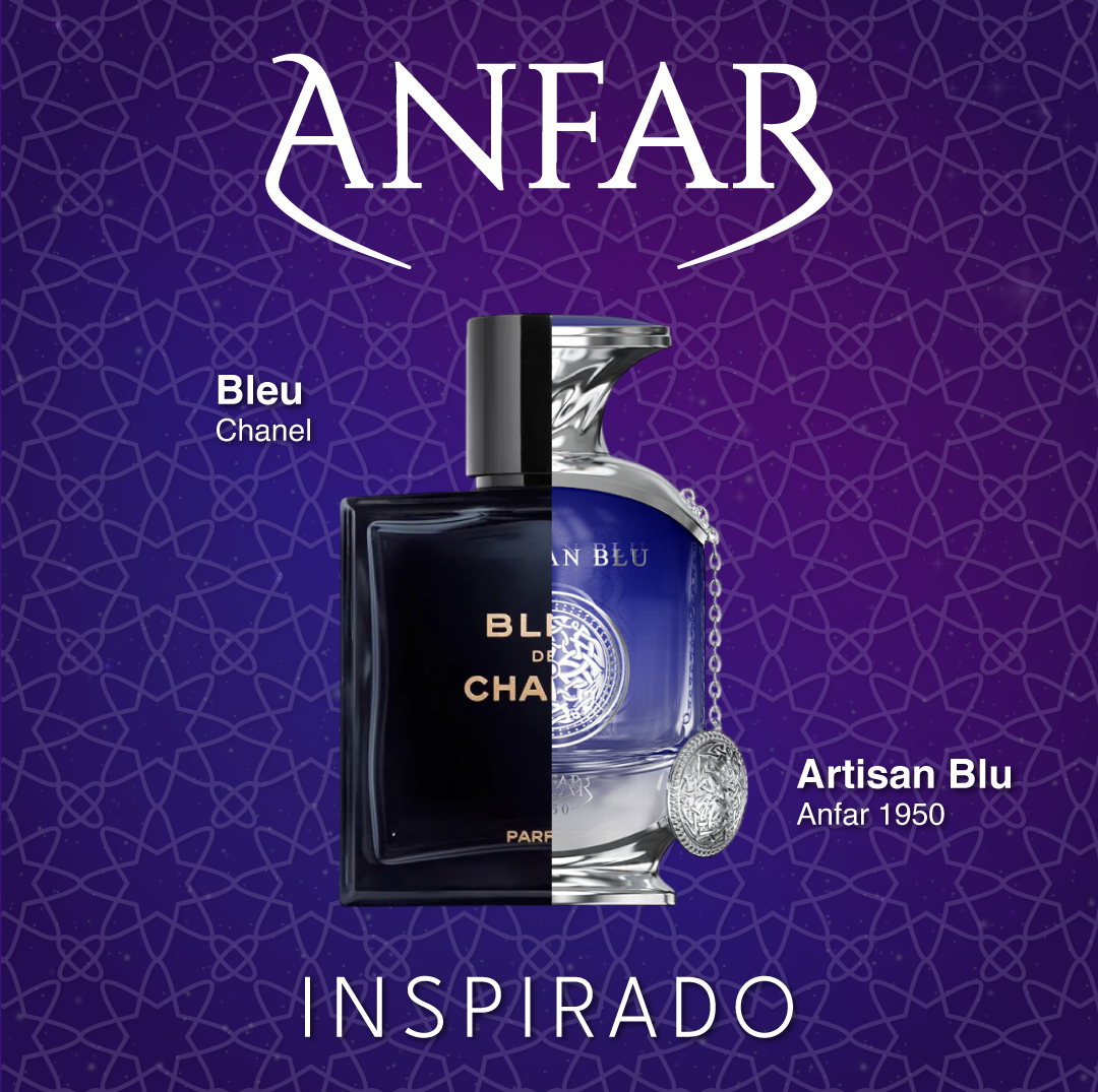 Artisan Blu Extrait De Parfum 100 ML For Men - Anfar 1950 - (Inspirado en Bleu Chanel)