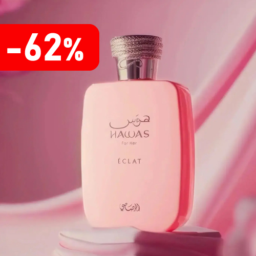 Hawas E´clat EDP 100 ML For Women - Rasasi (Inspirado en Delina La Rosée de Parfums de Marly)
