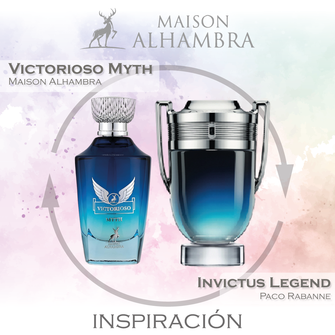 Victorioso Myth EDP For Men 100 ML - Maison Alhambra - (Inspirado en Invictus Legend)