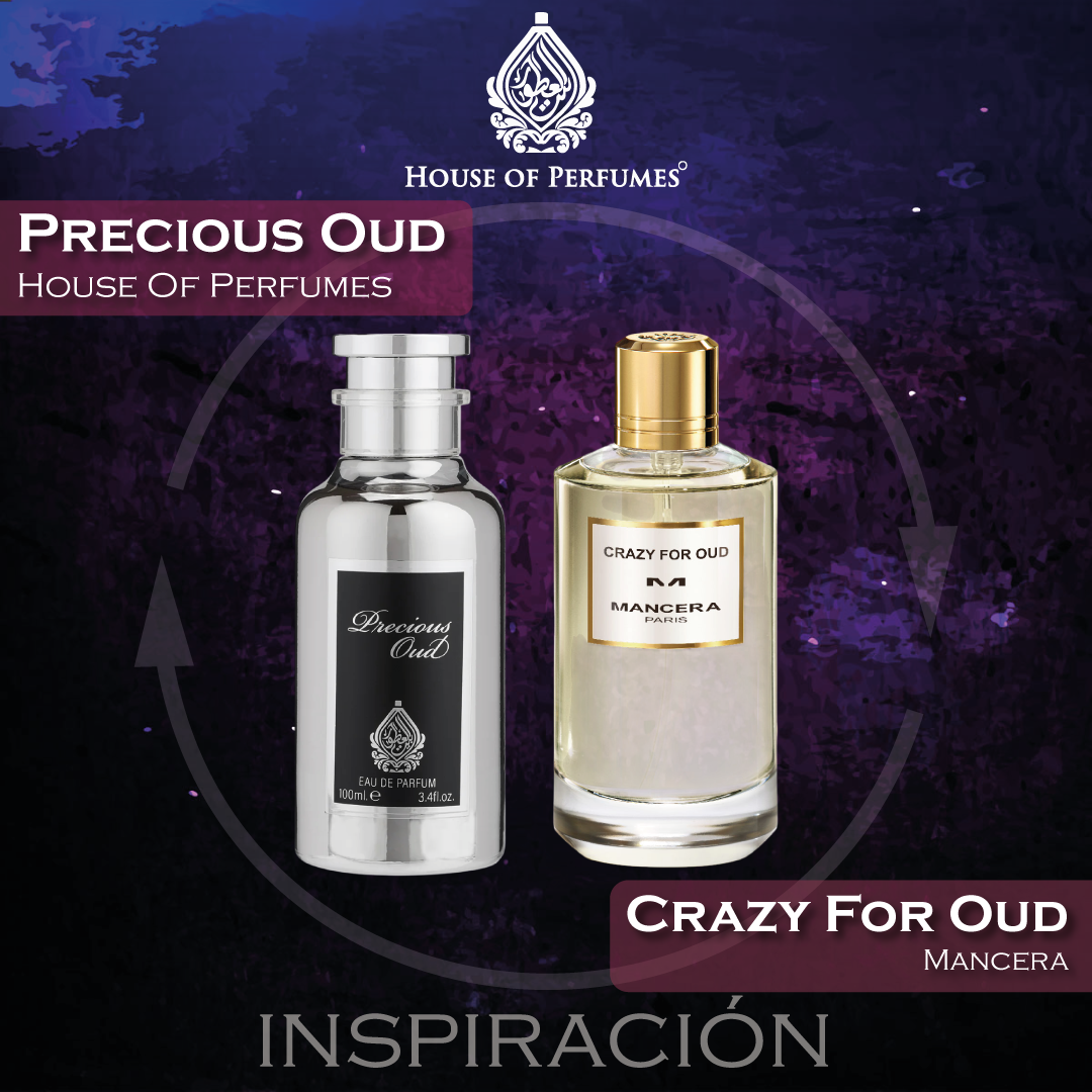 Precious Oud EDP 100 ML Unisex - House Of Perfumes (Inspirado en Crazy For Oud)