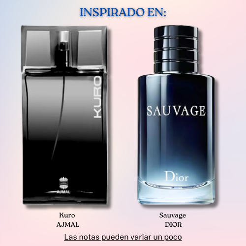 Kuro EDP 100 ML For Men - Ajmal - (Inspirado en Sauvage)