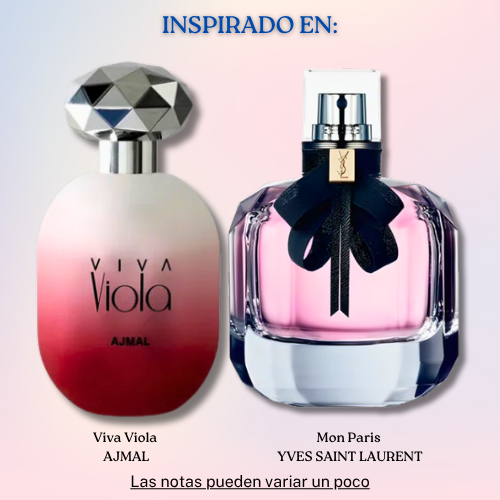 Viva Viola EDP 75 ML For Women - Ajmal - (Inspirado en Mon Paris)