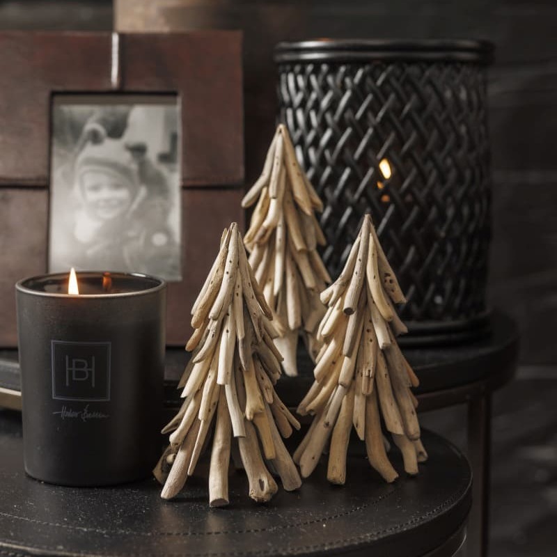 Halvor Bakke juletre i drivved