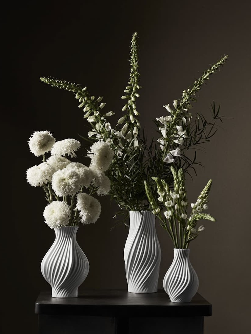 Lyngby Twist vaser i tre størrelser