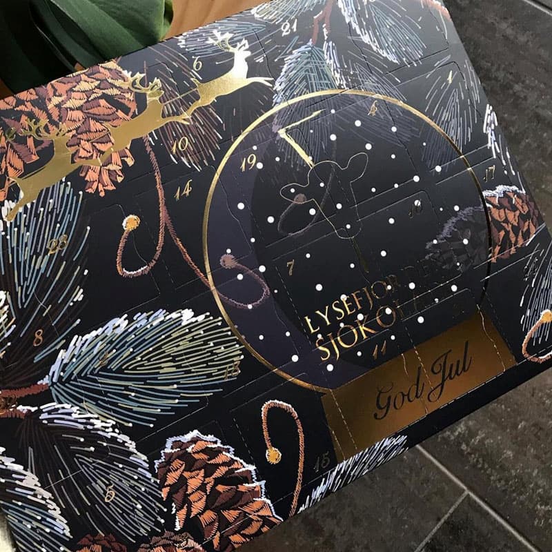 Lysefjorden Sjokolade Julekalender norsk håndlaget