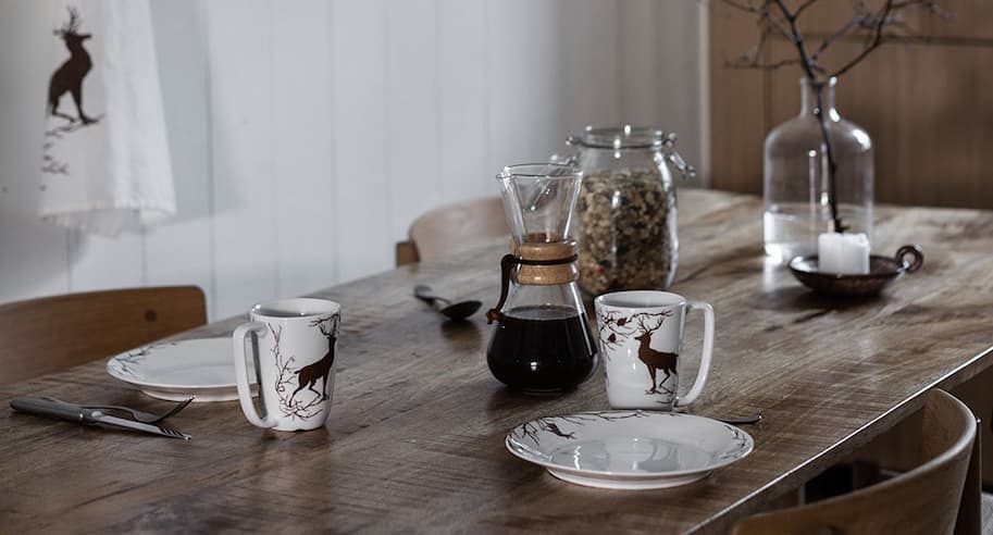 Alveskog-serviset fra Wik & Walsøe