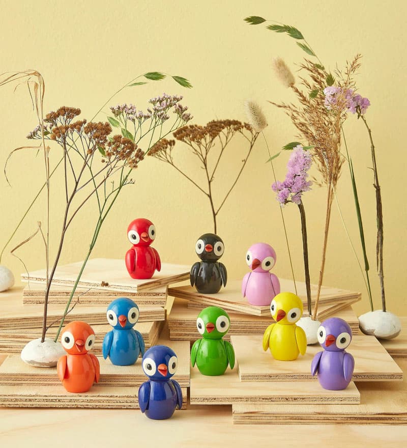 Spring Copenhagen fugler i mange farger