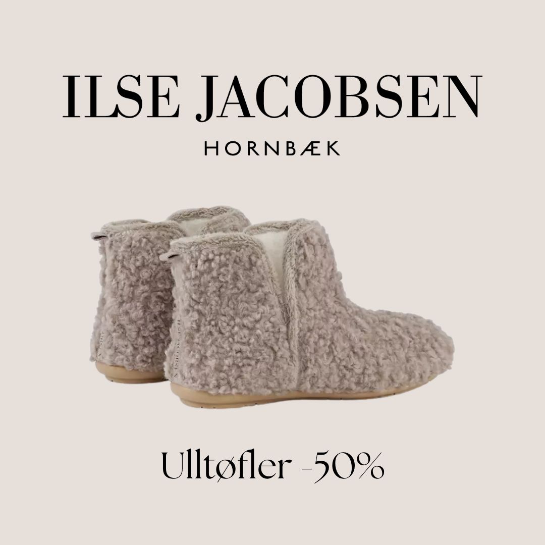 Ilse Jacobsen ulltøfler 50%