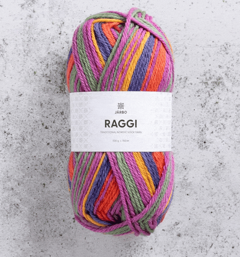 Järbo Raggi sokkergarn 25% rabatt