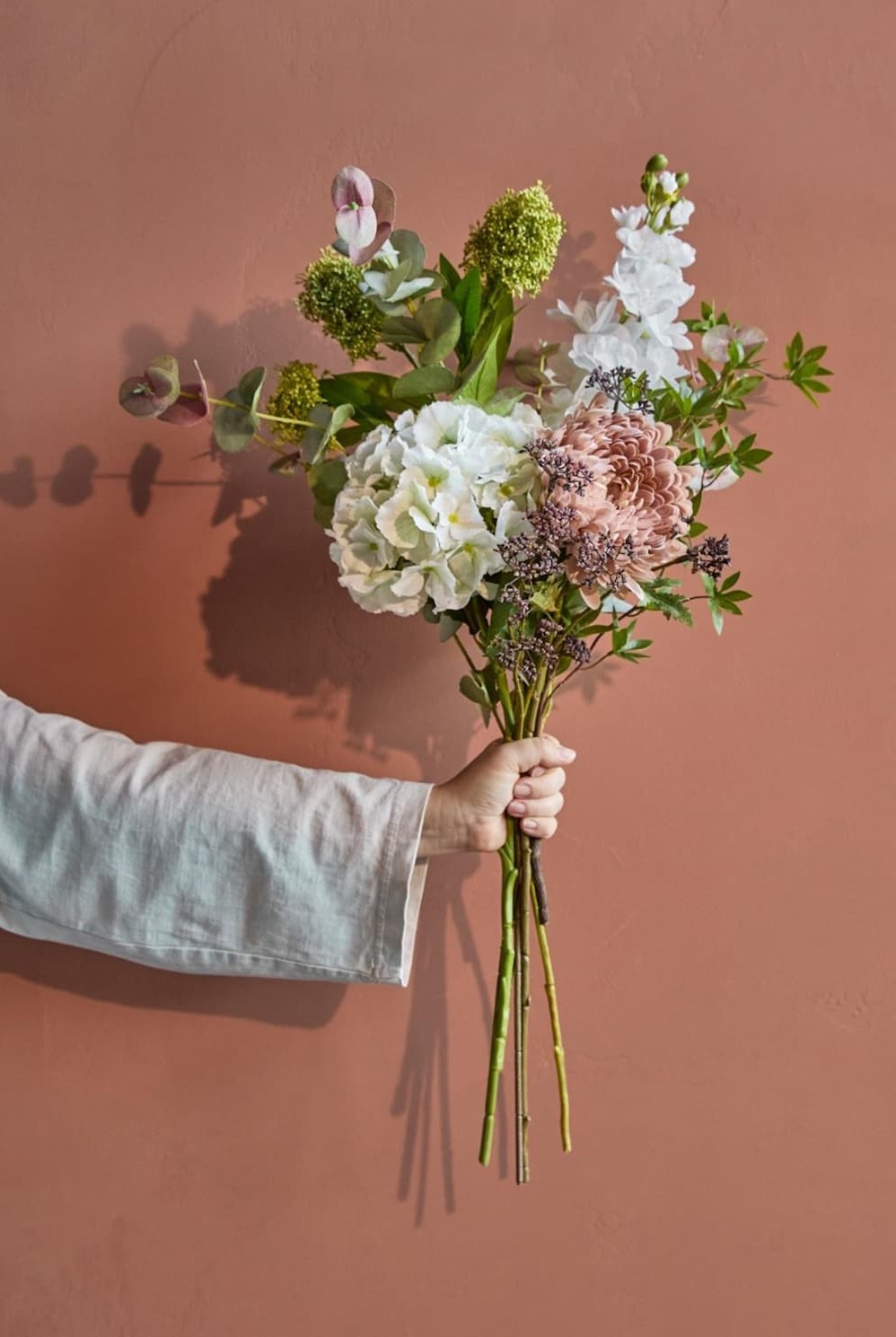 Evighetsblomster og buketter