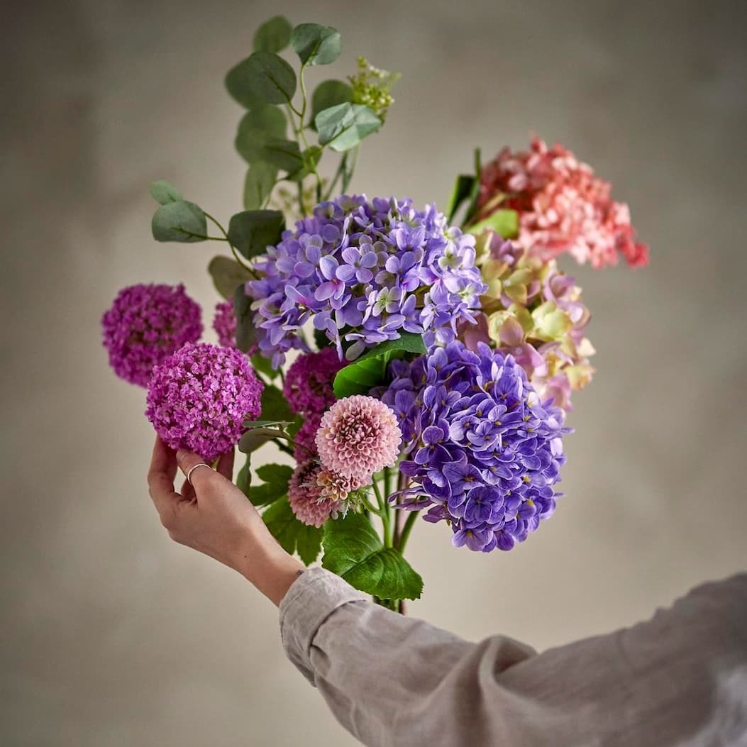 Evighetsblomster og buketter