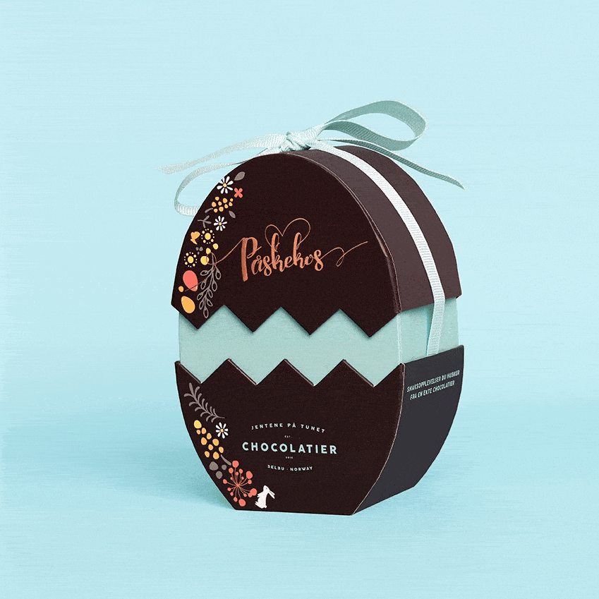 Påskeegg fra Jentene på Tunet