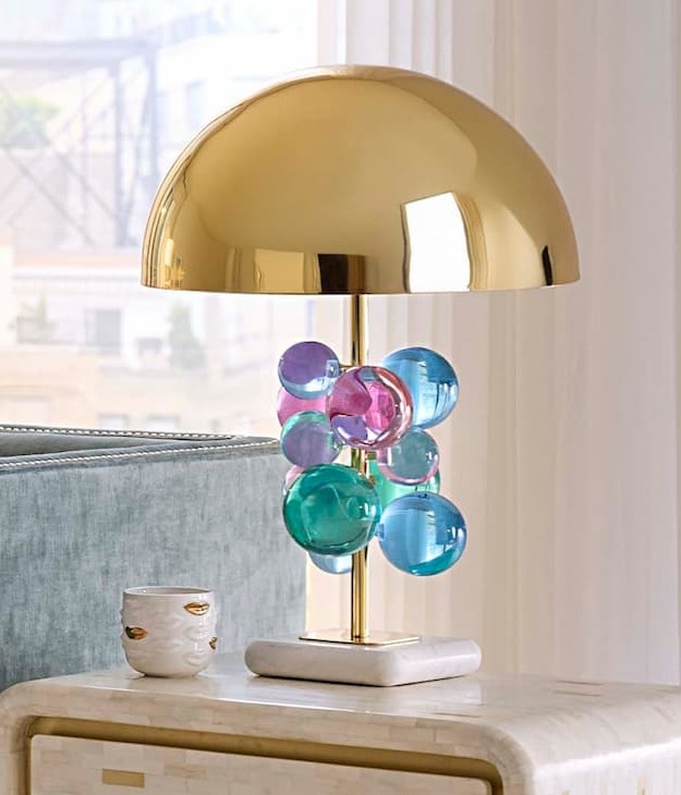 Jonathan Adler Bordlampe Globo Farger H63,5