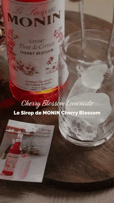 Cherry blossom limonade oppskrift Monin