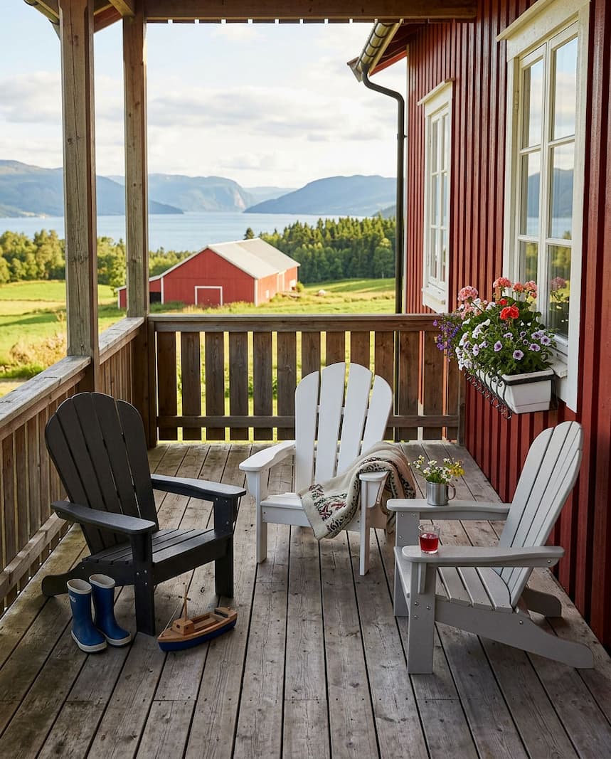 Armonia adirondack stoler i hdpe
