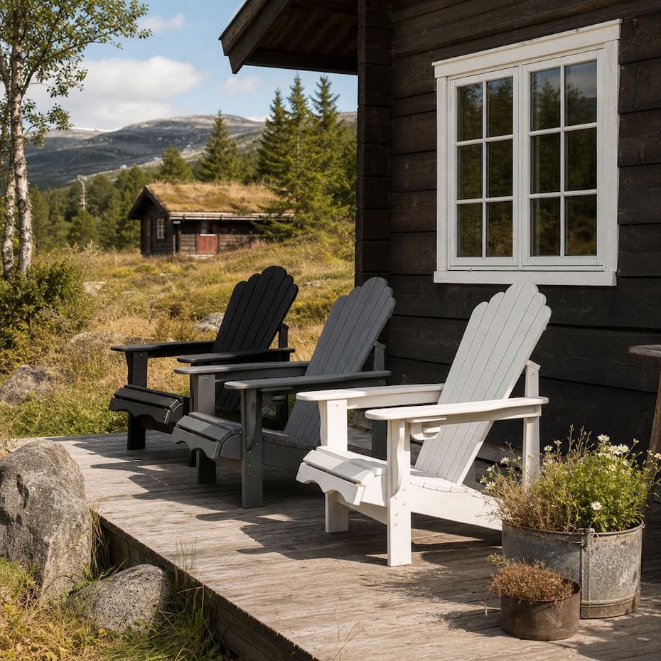 Armonia adirondack stoler i hdpe