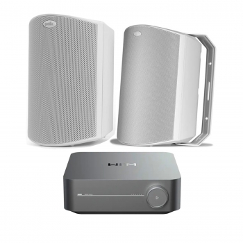 KIT STEREO WiiM AMP PRO Y POLK ATRIUM 5 BLANCO