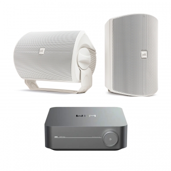 KIT STEREO WiiM AMP PRO Y POLK PATIO200 BLANCO