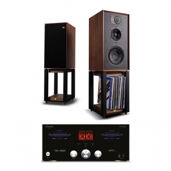 Kit Stereo Advance Paris A12 Classic + Wharfedale Linton Stand