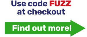 Use code FUZZ at checkout